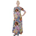 Travel Is Love Half Sleeves Maxi Dress View2