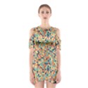 Mosaic Print 2 Shoulder Cutout One Piece Dress View1