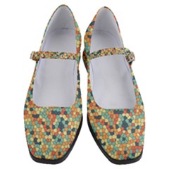 Mosaic Print 2 Women s Mary Jane Shoes by designsbymallika