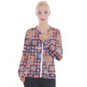 Mandala Pattern Blue Color Casual Zip Up Jacket View1