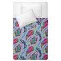 Blue Paisley Print Duvet Cover Double Side (Single Size) View1