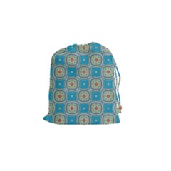 Traditional Indian Pattern Drawstring Pouch (small) by designsbymallika