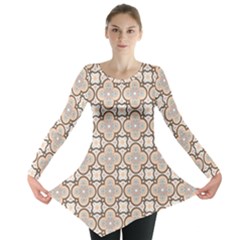 Ornamental Pattern 3 Long Sleeve Tunic 