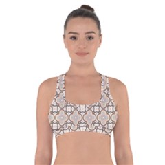 Ornamental Pattern 3 Cross Back Sports Bra by designsbymallika