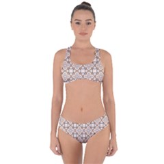 Ornamental Pattern 3 Criss Cross Bikini Set by designsbymallika