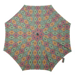 Mandala Baatik Print Hook Handle Umbrellas (small) by designsbymallika