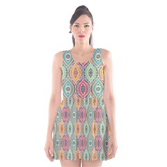 Mandala Baatik Print Scoop Neck Skater Dress by designsbymallika