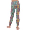 Mandala Baatik Print Kids  Lightweight Velour Leggings View4