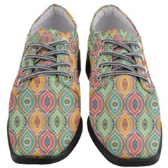 Mandala Baatik Print Women Heeled Oxford Shoes by designsbymallika