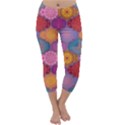 Vintage Love Mandala Capri Winter Leggings  View1