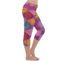 Vintage Love Mandala Capri Yoga Leggings View3