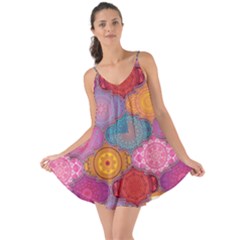 Vintage Love Mandala Love The Sun Cover Up by designsbymallika