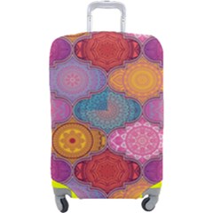 Vintage Love Mandala Luggage Cover (large) by designsbymallika