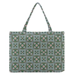 Ornamental Pattern Zipper Medium Tote Bag by designsbymallika