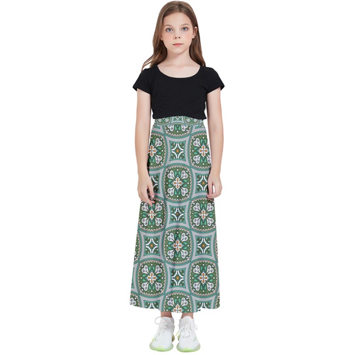 Ornamental Pattern Kids  Skirt