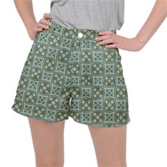 Ornamental Pattern Ripstop Shorts by designsbymallika