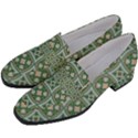 Ornamental Pattern Women s Chunky Heel Loafers View2