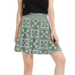 Ornamental Pattern Waistband Skirt by designsbymallika