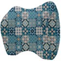 Ceramic Tile Pattern Velour Head Support Cushion View4