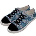 Ceramic Tile Pattern Men s Low Top Canvas Sneakers View2