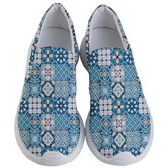 Ceramic Tile Pattern Women s Lightweight Slip Ons by designsbymallika