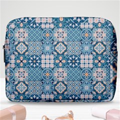 Ceramic Tile Pattern Make Up Pouch (large) by designsbymallika