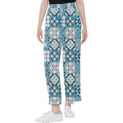 Ceramic Tile Pattern Women s Pants  by designsbymallika