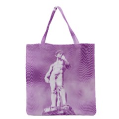 Modul Statue Greek Athlete Vaporwave Grocery Tote Bag