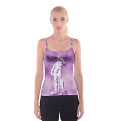 Modul Statue Greek Athlete Vaporwave Spaghetti Strap Top by GrenarLab