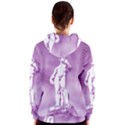 Modul Statue Greek Athlete Vaporwave Women s Zipper Hoodie View2