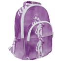 Modul Statue Greek Athlete Vaporwave Rounded Multi Pocket Backpack View2