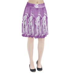 Modul Statue Greek Athlete Vaporwave Pleated Skirt