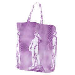 Modul Statue Greek Athlete Vaporwave Giant Grocery Tote