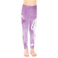 Modul Statue Greek Athlete Vaporwave Kids  Leggings by GrenarLab