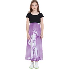 Modul Statue Greek Athlete Vaporwave Kids  Skirt by GrenarLab