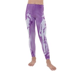 Modul Statue Greek Athlete Vaporwave Kids  Lightweight Velour Leggings