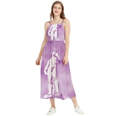 Modul Statue Greek Athlete Vaporwave Boho Sleeveless Summer Dress by GrenarLab