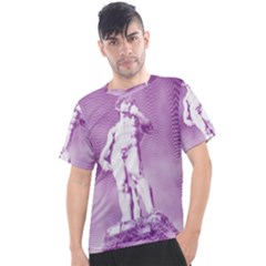 Modul Statue Greek Athlete Vaporwave Men s Sport Top