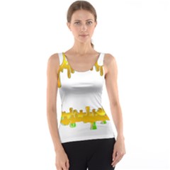 Dripping Paint In Wonderful Colors Tank Top by pepitasart