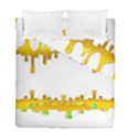 Dripping Paint In Wonderful Colors Duvet Cover Double Side (Full/ Double Size) View1