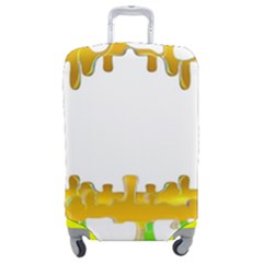 Dripping Paint In Wonderful Colors Luggage Cover (medium) by pepitasart