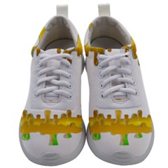 Dripping Paint In Wonderful Colors Mens Athletic Shoes by pepitasart