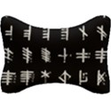 Ogham Rune Set Complete Inverted Seat Head Rest Cushion View1