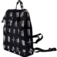 Ogham Rune Set Complete Inverted Buckle Everyday Backpack by WetdryvacsLair