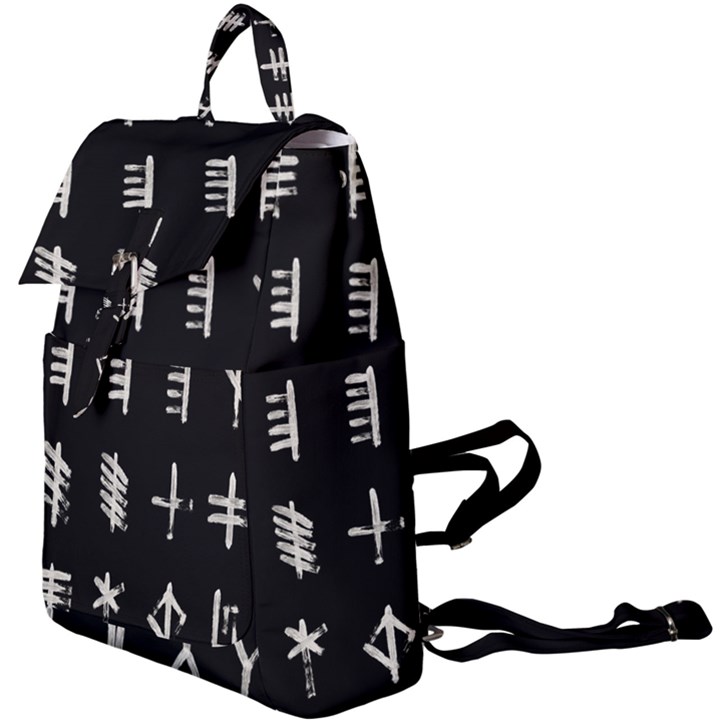 Ogham Rune Set Complete Inverted Buckle Everyday Backpack