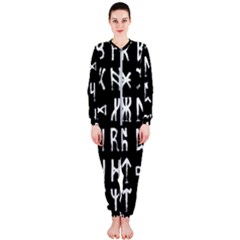 Macromannic Runes Collected Inverted Onepiece Jumpsuit (ladies)  by WetdryvacsLair