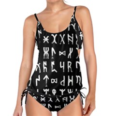 Macromannic Runes Collected Inverted Tankini Set by WetdryvacsLair