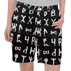 Macromannic Runes Collected Inverted Pocket Shorts by WetdryvacsLair