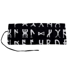 Macromannic Runes Collected Inverted Roll Up Canvas Pencil Holder (s) by WetdryvacsLair