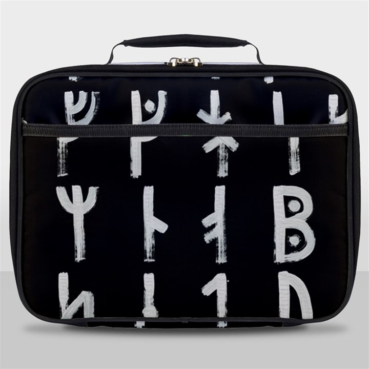 Medieval Runes Collected Inverted Complete Full Print Lunch Bag